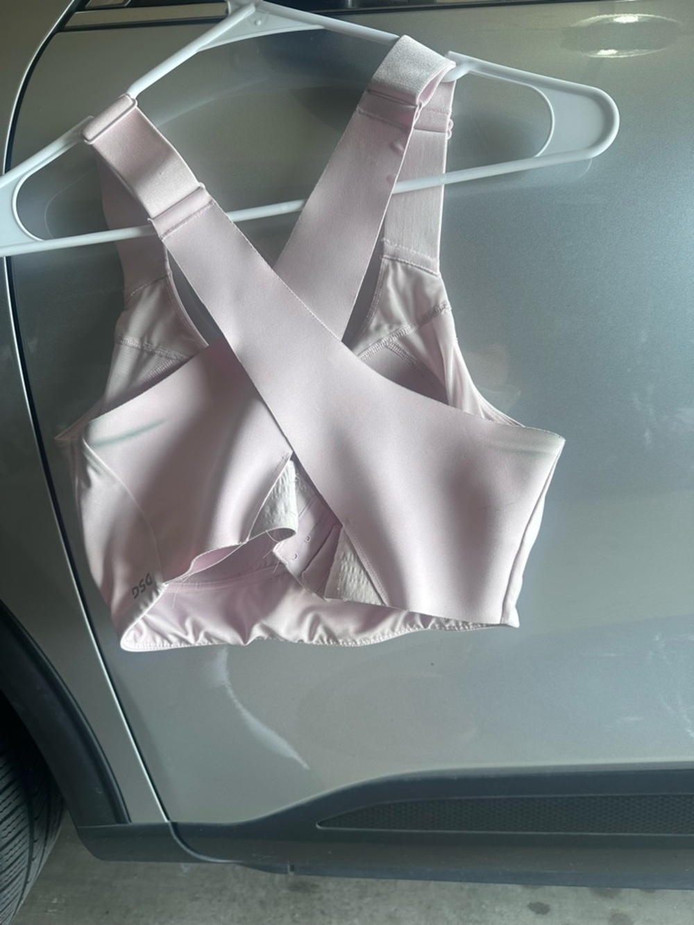 3 DSG Sports Bras in Light Pink, Light Blue, and Black - Picture 2 of 7